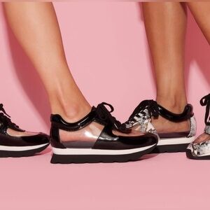 Jessica Rich Transparent Sneaker in Snakeskin Size 35 - VERY RARE - NEW WITH BOX
